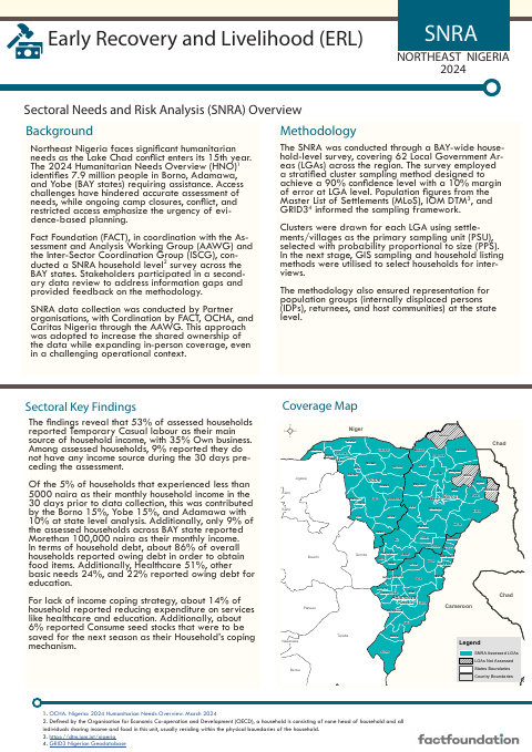 First-page preview of the Cash and ERL factsheet