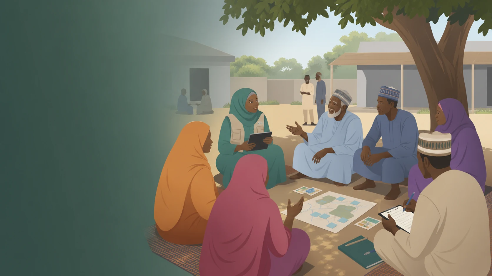 Illustration of FACT Foundation community research and field engagement